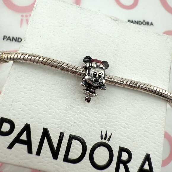 Disney Christmas Mickey Mouse Charm, authentic Pandora - Picture 1 of 3